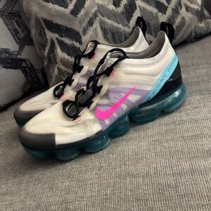 Nike White and Pink Athletic Shoes